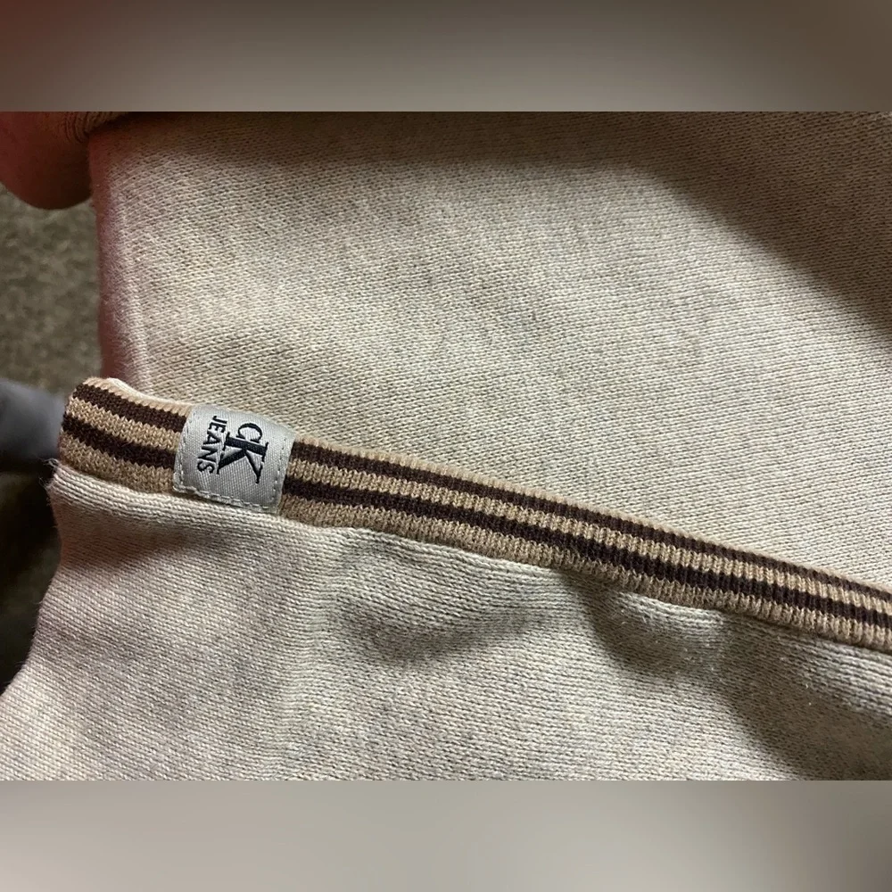 Calvin Klein XL Men's Cream Sweater